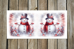 Cute Christmas Snowman | 4 retro Sublimation Mug designs Product Image 4