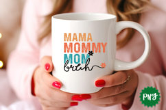 Mother's Day Sublimation PNG Design, Mom png design Product Image 1