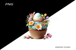 Easter Cupcake Clipart Product Image 1