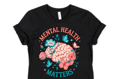 Mental Health Matters svg | Svg Files for Cricut | Shirt Svg Product Image 1