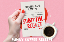Funny Expensive Coffee Receipt, Sublimation BUNDLE PNG. Product Image 9