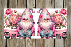 Spring gnome &amp; pions | flowers Mug Sublimation design bundle Product Image 4