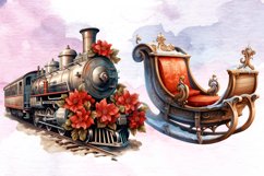 Christmas Clipart Sublimation Bundle, Christmas Holiday Product Image 4