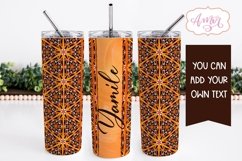 Boho Tumbler Wrap for Sublimation | Customizable tumbler PNG Product Image 2