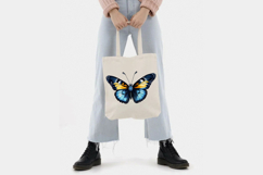 Butterfly Blue Yellow Insect Watercolor Sublimation Product Image 4