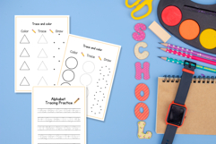 Kids Tracing Worksheets Printable | Preschool &amp; Kindergarten Product Image 4