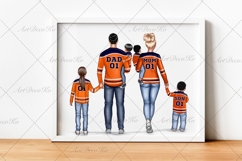 Hockey Family clipart: &quot;HOCKEY CLIPART&quot; Hockey jerseys Sport Product Image 3