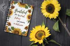 Retro Vintage Sunflowers Clipart Product Image 4