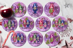 Christmas Gnome | Car coaster &amp; key chain Christmas designs Product Image 4