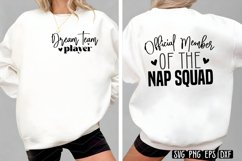 Official member of the nap squad SVG PNG Product Image 1
