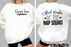 Official member of the nap squad SVG PNG Product Image 1
