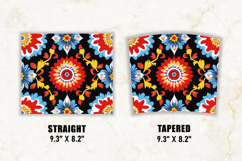 Traditional Suzani Art Tumbler Wrap | 20 oz tumbler wrap Product Image 2