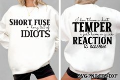 Sarcastic Quotes Front &amp; Back SVG Bundle, Front &amp; Back SVG Product Image 5
