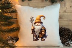 Gold Christmas Watercolor Clipart Sublimation, Christmas PNG Product Image 4