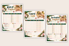 Reception Planning Sheets Product Image 4