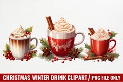 Christmas Drink Clipart Sublimation Product Image 1