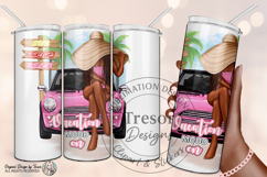 Vacation Mood On Pink Beach Car Design Summer Vacation Vibes Product Image 2