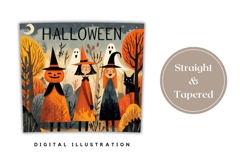Kids Halloween Tumbler Wrap, Halloween Sublimation Design Product Image 4