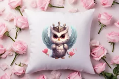 Chibi Angel Kitty Valentine Clipart, Valentines PNG Product Image 4