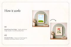 50 Vintage Frame Mockups for Canva Product Image 4
