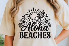 Aloha Beaches Svg, Summer Vibes Svg, Beach Vacation Svg. Product Image 5