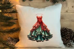 Festive Christmas Sewing Clipart , Christmas PNG Product Image 4