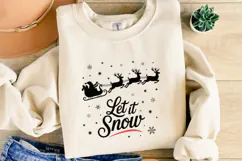 Let it Snow Svg | Christmas svg | Shirt Svg Product Image 4