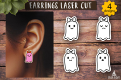 Halloween earrings svg Laser cut Bundle Product Image 2