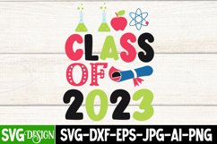 Class Of 2023 SVG Cut File,Happy Graduation SVG Cut File Product Image 1