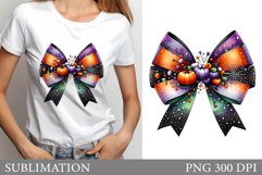 Halloween Bow Sublimation. Halloween Bow T-Shirt Design Product Image 1