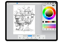 39 Procreate Forest Treehouse Stamp Brushes Product Image 5
