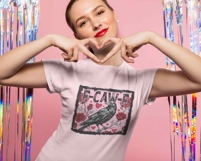 Retro Anti Valentine Raven PNG | Trendy F-Caw-F Crow Shirt Product Image 2