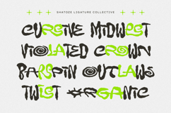 Shatoze - Experimental Irregular Quirky Urban Graffiti Font Product Image 5