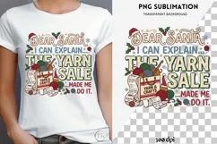 Christmas crochet png design for T-shirts Product Image 4