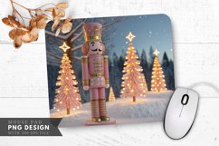 Pink Nutcracker Wonderland Mouse Pad PNG Product Image 1