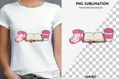 Book besties png design for T-shirts Product Image 4