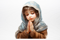 Christmas Baby Jesus Watercolor Clipart PNG Product Image 4