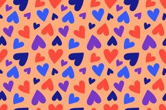 Love hearts seamless patterns pack Product Image 4
