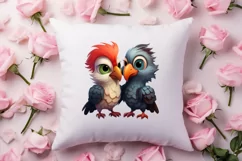 Couple Animal Valentines Day Clipart, Watercolor Couple Product Image 4