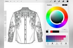 100 Procreate Shirt Stamp Brushes Product Image 4