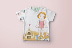 Lovely little girl on the beach. Constructor - 16PNG Product Image 4