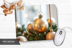 Elegant Gold And Silver Ornament Mouse Pad PNG Design Product Image 1