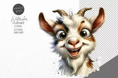 Goat clipart, Animals clipart, Farm animals clipart Product Image 1