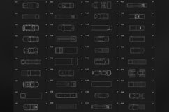 150 Procreate Vehicles top view Stamp Brushes Product Image 3