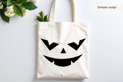 Creepy Jack O Lantern Face SVG Product Image 4