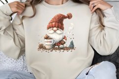 Coffee Lover Gnome Clipart PNG Product Image 1