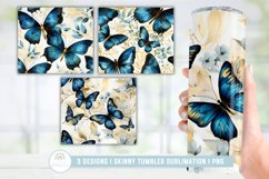 Butterflies Tumbler Sublimaiton Product Image 1