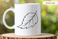Hand Drawn Fall Leaf SVG Product Image 4