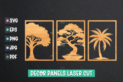 18 Tree Wall Art SVG - Tree Templates Cut Files Product Image 5