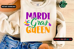 mardi gras queen Quotes SVG Design, Mardi gras Product Image 1